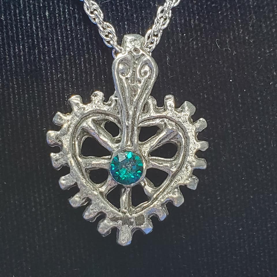 Steampunk Heart - Green *Retired* - Click Image to Close