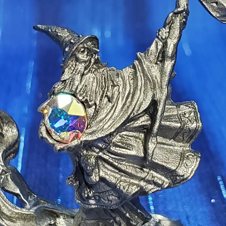 Casting Mist Spell - Miniature