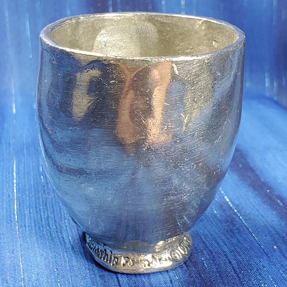 Alien Skull Pewter Shot "Glass" - Click Image to Close